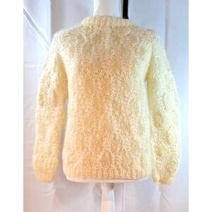 Vintage BRADLEES Made in Italy Hand Knit Sweater Sz M
